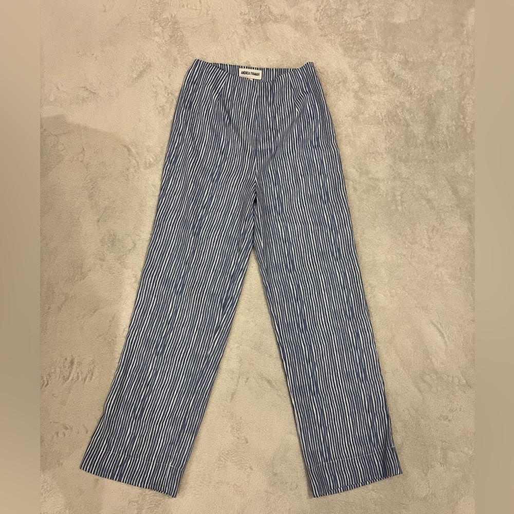 Andrea Iyamah Striped Pants